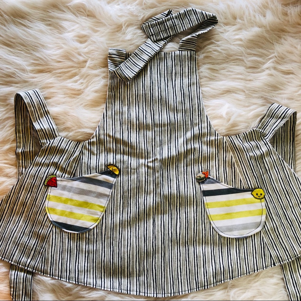 Unisex child’s apron, handmade, one of a kind